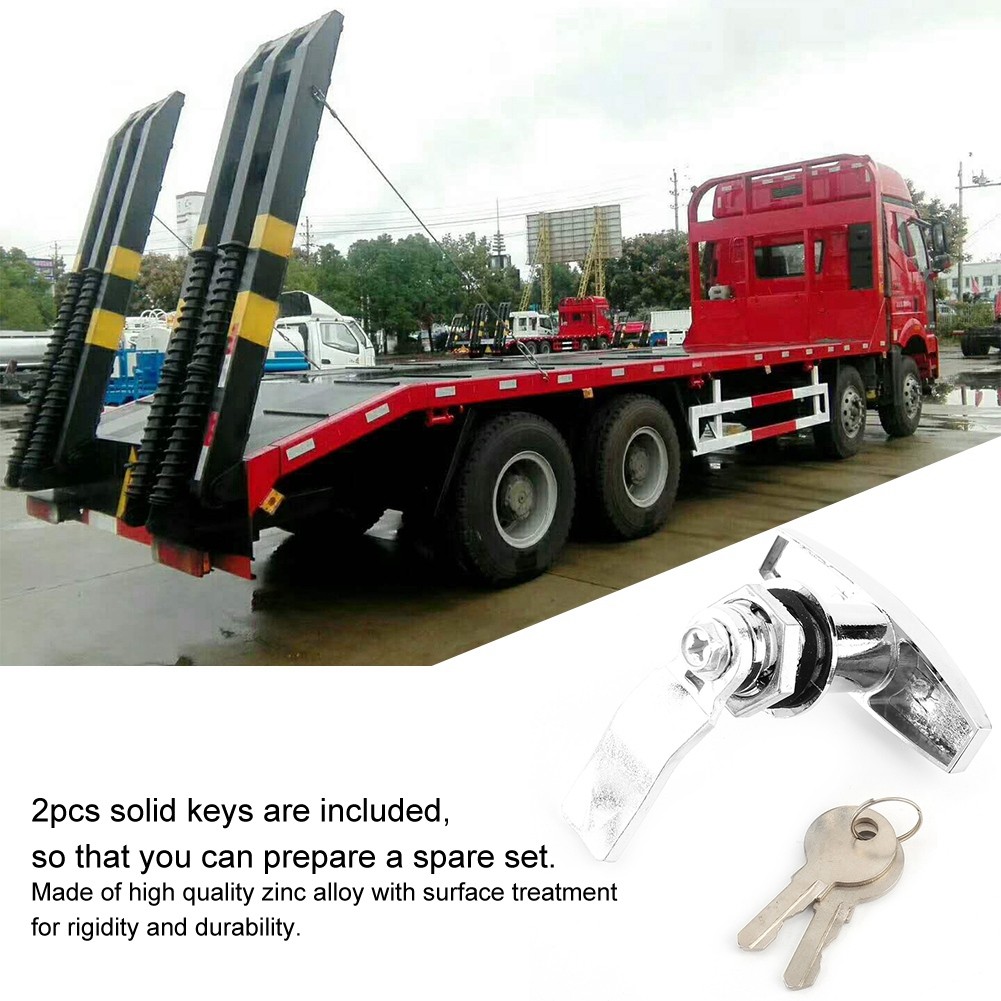 Thaihometools-TH Trailer Caravan Canopy กล่องเครื่องมือ T Shape Lock กล่องเครื่องมือพร้อมกุญแจยึดด้า