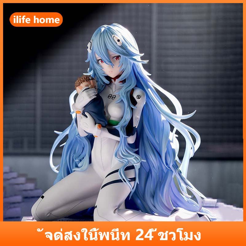 💥 จัดส่งจากประเทศไทย 💥9.5 ซม.Ayanami Rei EVA New Century Evangelion คอสเพลย์ Action Figure รุ่น Q ตุ๊กตาของขวัญเด็กตกแต่งรถเครื่องประดับของเล่นคอลเลกชันตกแต่งบ้านประติมากรรมเค้กตกแต่ง De