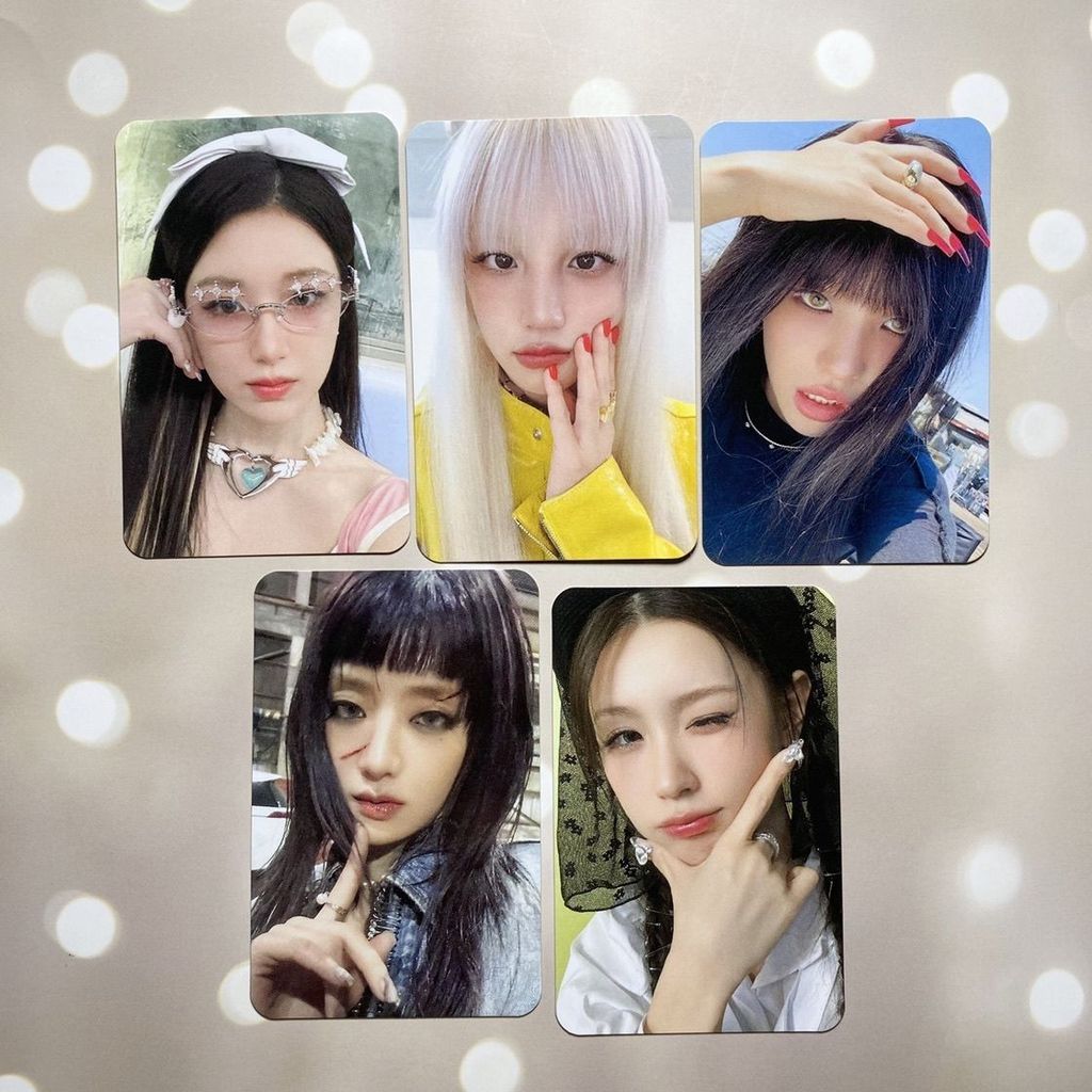 Gidle Girl Baby การ์ดรูปถ่ายของแท้ การ์ดป้าย dmm การ์ดพิเศษ mini8 การ์ดอัลบั้มของแท้ Qini Face Brush