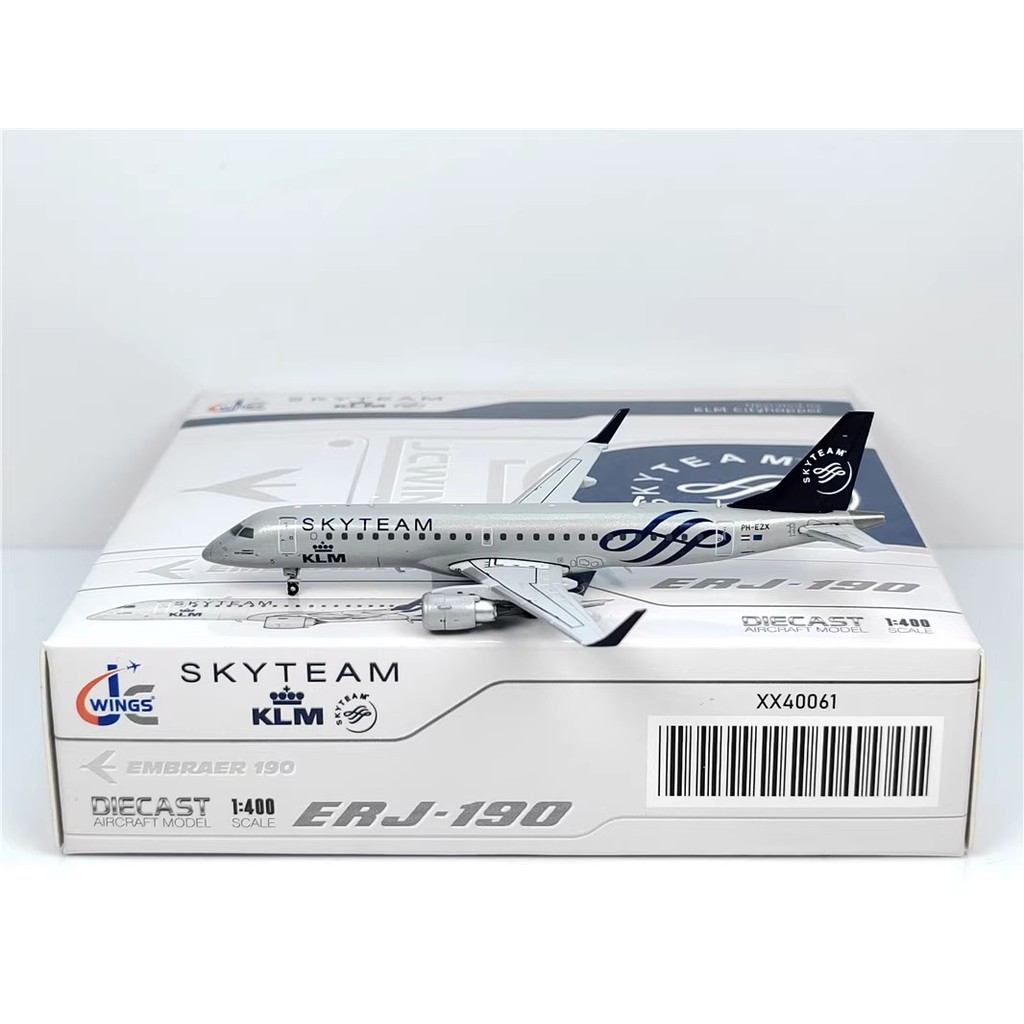 JC Wings XX40061 1: 400 Holland Airlines ERJ-190 PH-EZX United League Alloy