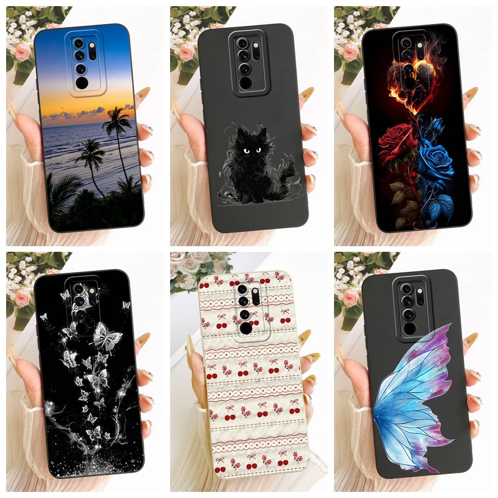 ปลอกสําหรับ Redmi หมายเหตุ 8 Pro ฝาครอบแฟชั่นการ์ตูนน่ารักตลกทาสีซิลิโคนเคสโทรศัพท์ M1906G7G 2015105