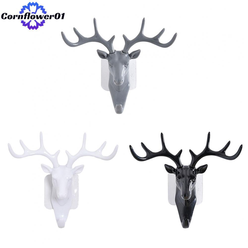 [cornflower01]Hanging Hooks 1pcs Bedroom Decor Deer Hanger Hanging Hat Key Household