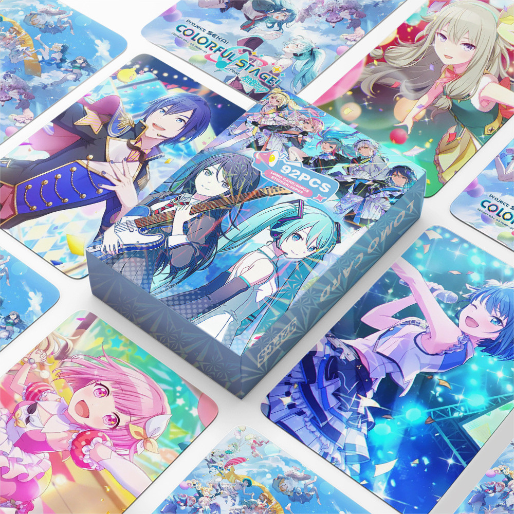 30-96 ชิ้น Manhwa Manga Neon Genesis Evangelion Lomo การ์ดโครงการ Sekai สีสันเวที! ฟีท. Hatsune Miku