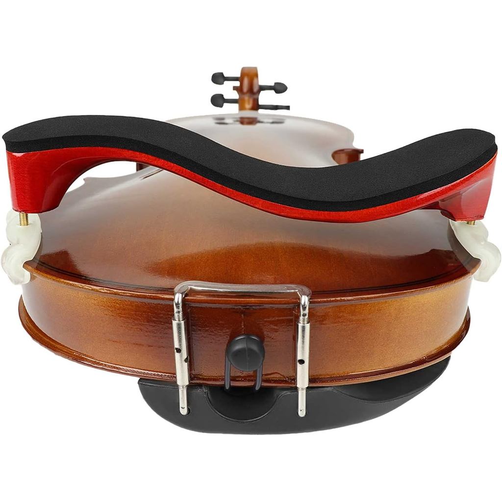 LMS Violin Shoulder Rest for 3/4 Size 4/4 Size, Adjustable Shoulder Rest for Violin, with Height Adj