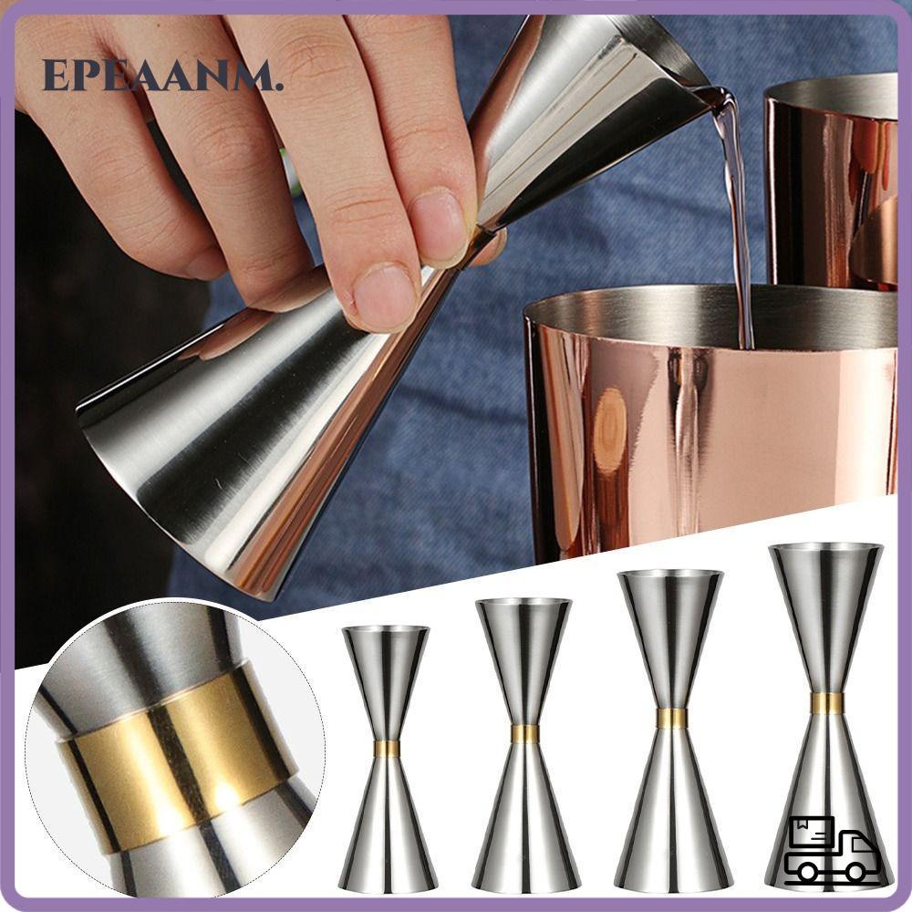 EPEAA Double Cocktail Jigger,การวัดภายใน OZ/ML Bar วัด Jigger,วัด Shot แถบสแตนเลส Jigger Home