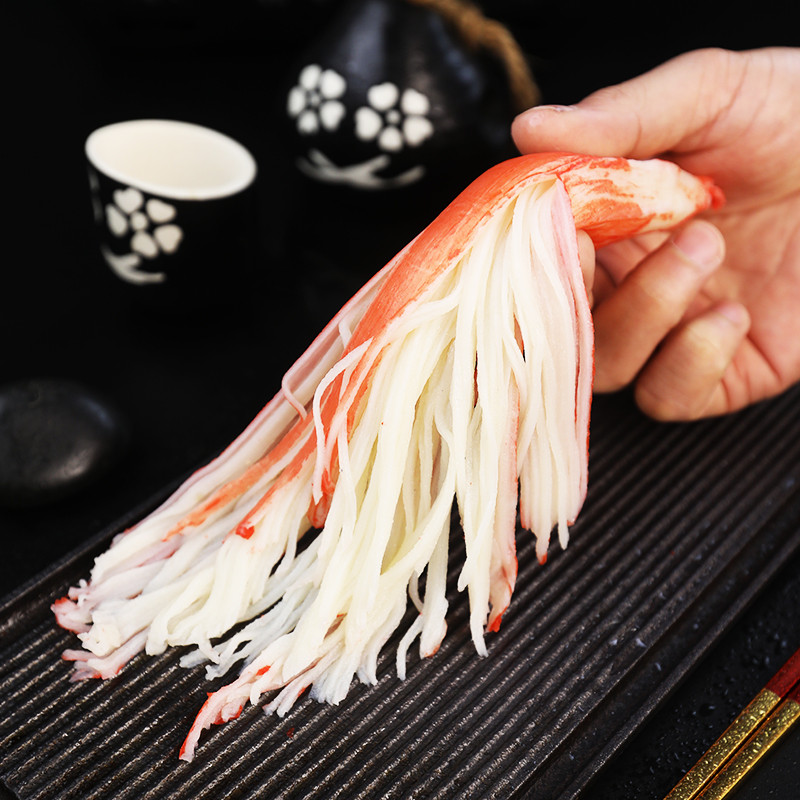 Tempura King Crab Crab Fillet Stick Crab Meat Stick ซูชิ Okaki Crab Fillet จําลอง V-Shaped Crab Cra