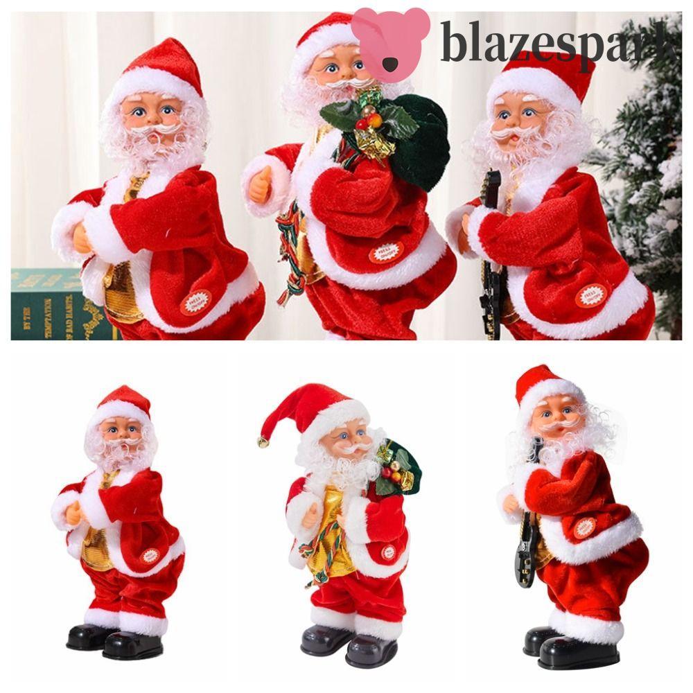 BLAZESPARK Twerk Santa Claus, บันไดปีนเขาร่มชูชีพไฟฟ้า Santa Claus, เครื่องประดับคริสต์มาสพร้อมไฟ Tw