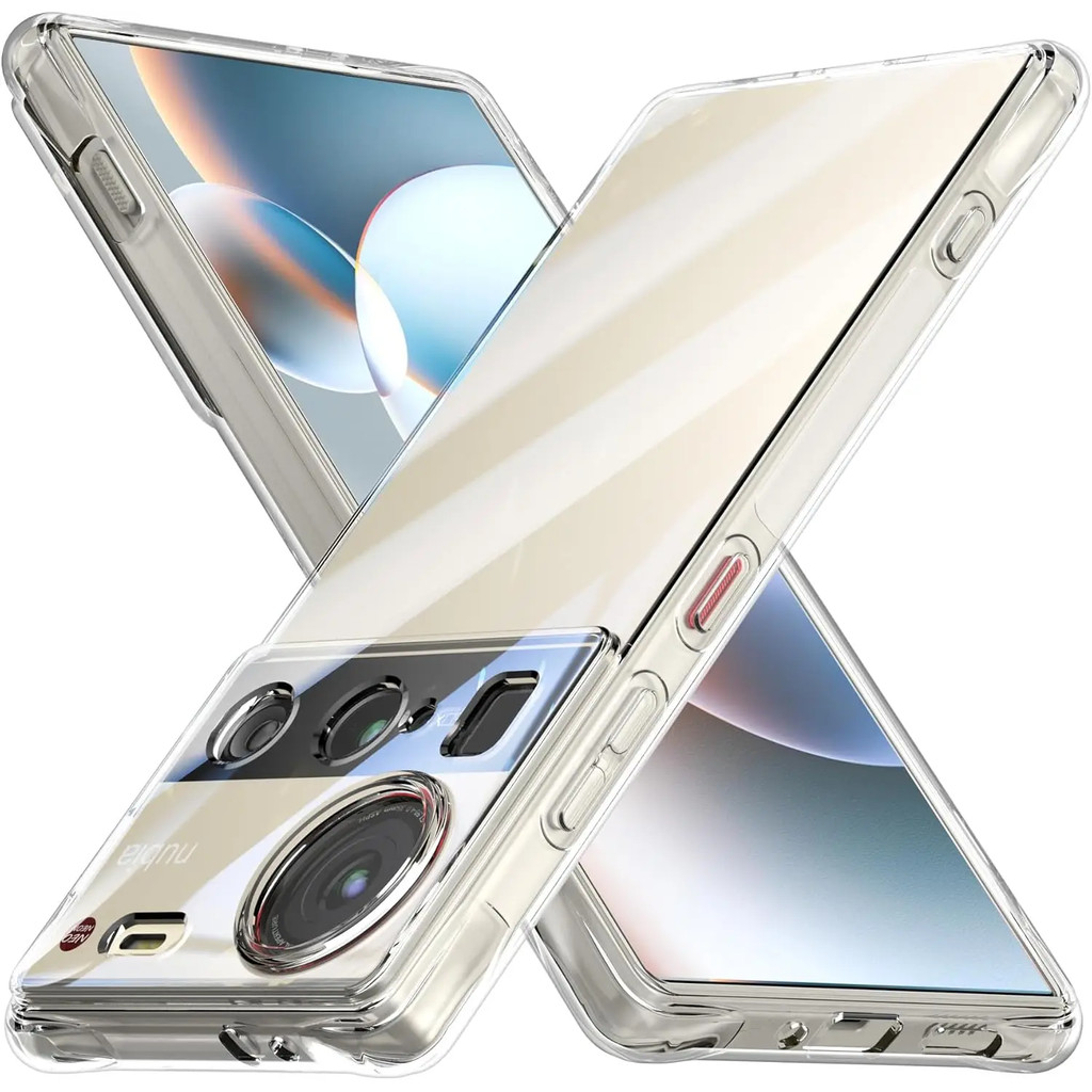 สําหรับ Nubia Z80 Ultra Z70S Z60 Z50 Ultra Z50S Z60S Pro เสริมมุม Soft TPU กันกระแทกสําหรับ ZTE Nubi