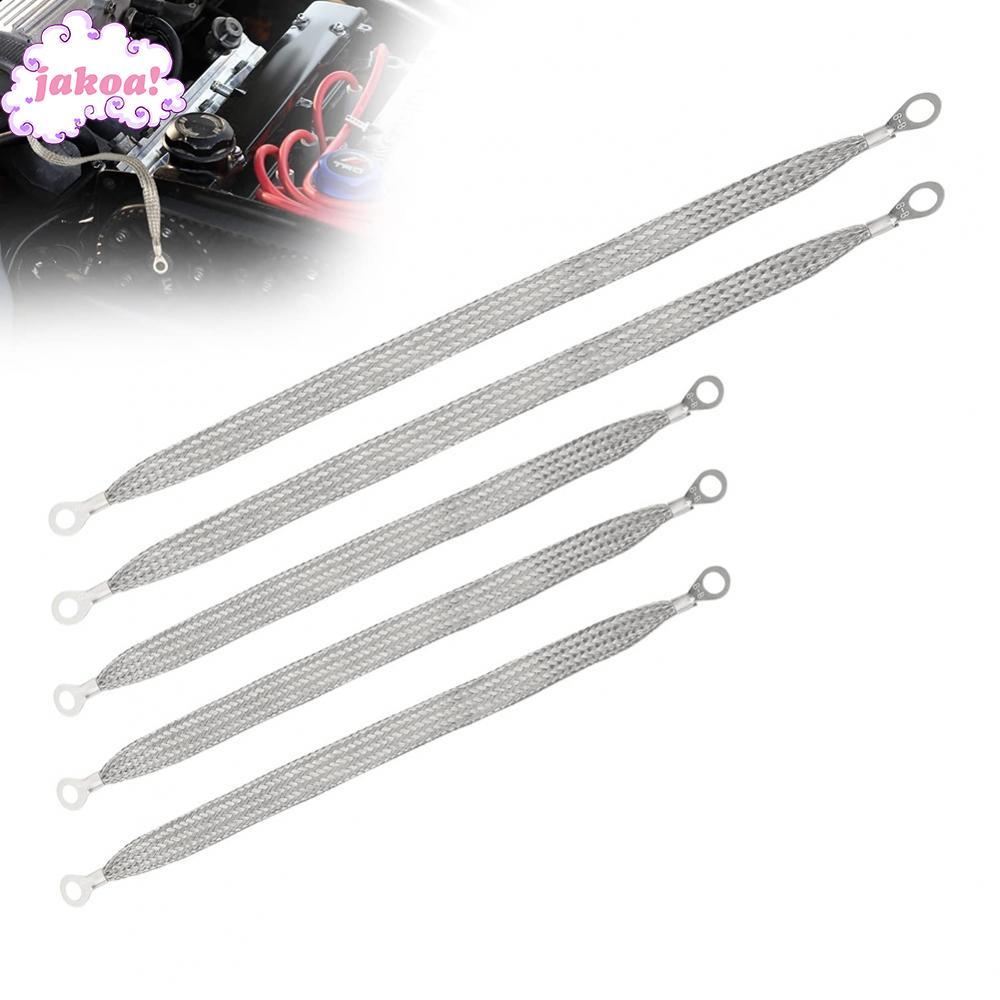 ❀On Sale❀Engine Ground Strap 10\'\'X1/2\'\'+13\'\'X1/2\'\' 5Pcs For Truck/Car Set Durable❀