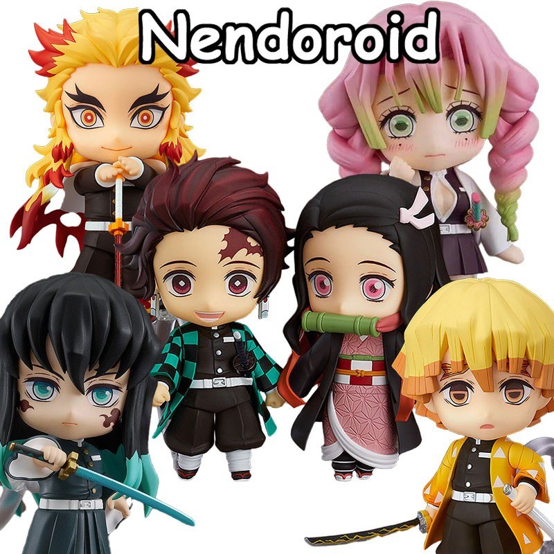 Demon Slayer Action Figure Genya Shinazugawa Sanemi Nendoroid Tokitou Muichirou 1655 2505 2506 Kanro