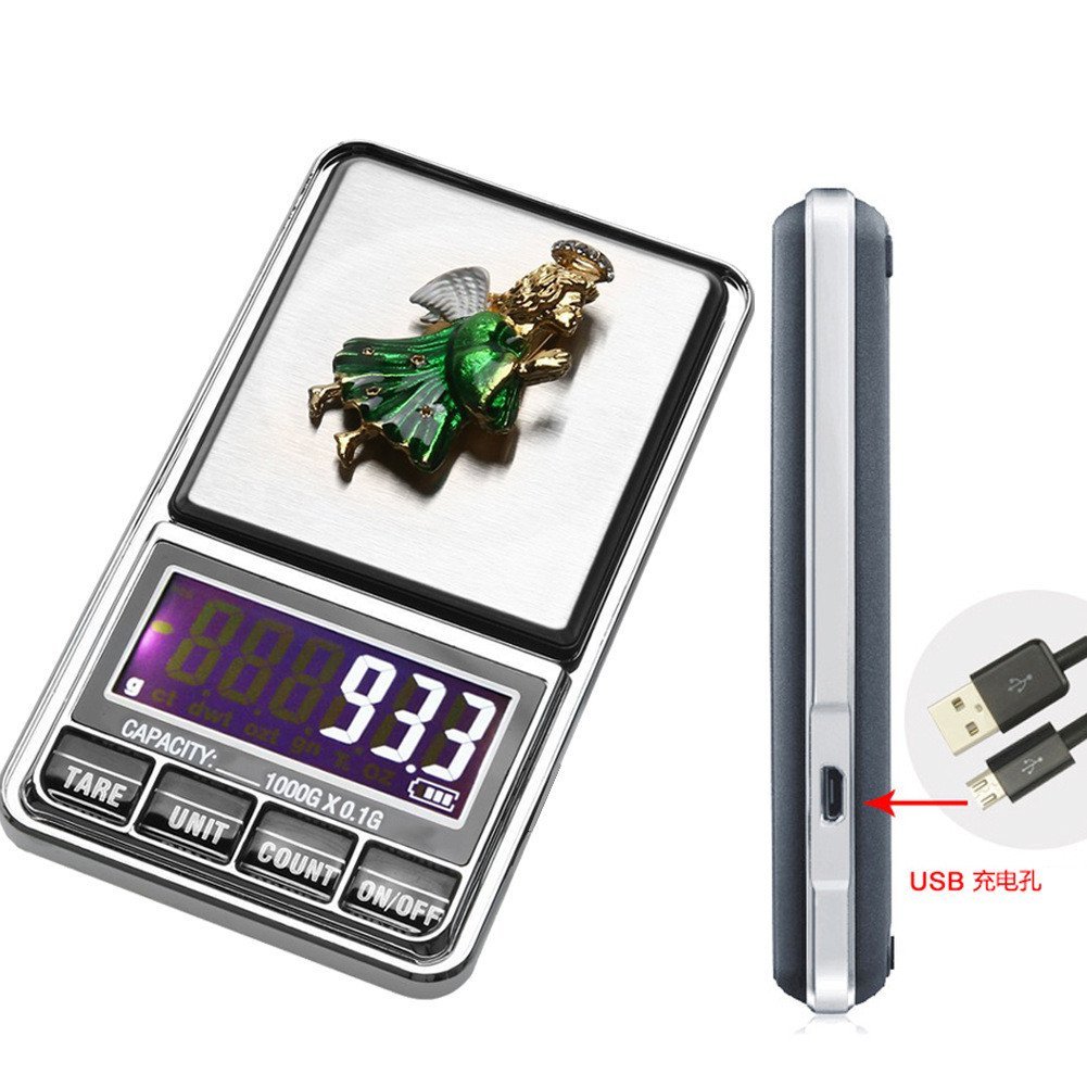 USB เครื่องประดับขนาด 0.01g Bench Scale เครื่องชั่งอิเล็กทรอนิกส์แบบพกพา Gram Palm Balance Plug-In ใ