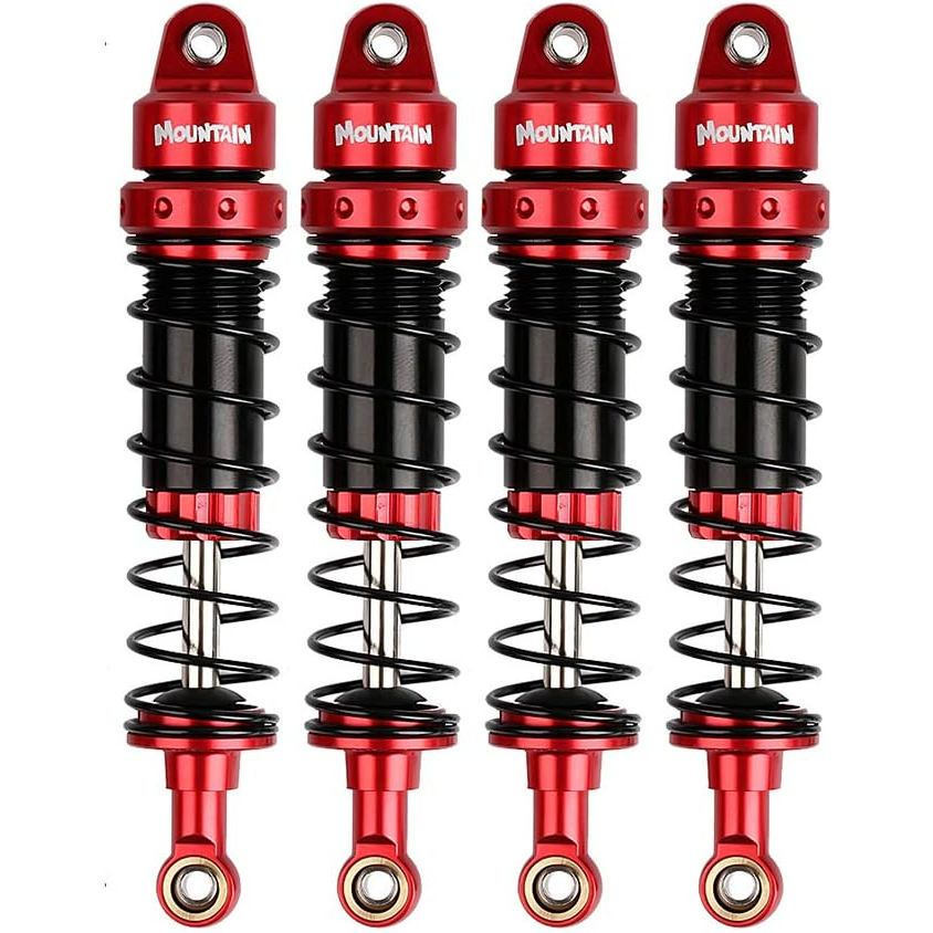 INJORA RC โช้คอัพชุด 4 ชิ้น RC Dampers สําหรับ 1/10 RC Crawler Axial SCX10 90046 AXI231017 TRX-4 D90