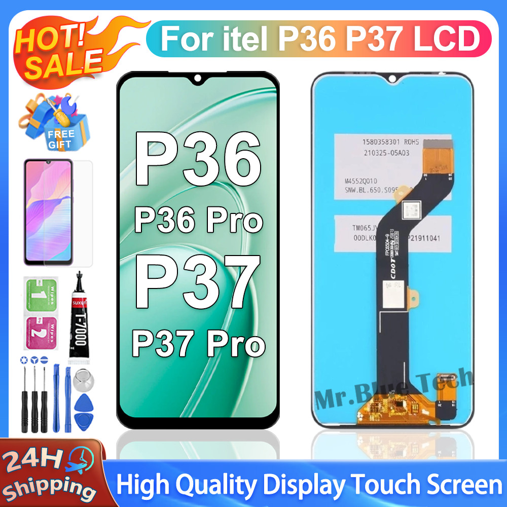 สําหรับ itel P36 / P36 Pro / P37 / P37 Pro จอแสดงผล LCD Touch Screen Digitizer Assembly Replacement