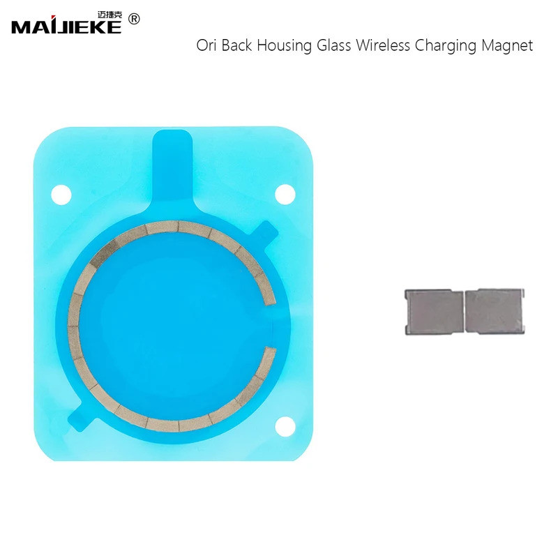 ฝาหลัง Magnatic สําหรับ iP 16 Pro 13 Pro Max 13mini 12 14 15 Pro Max Plus กระจกด้านหลังไร้สายชาร์จแม่เหล็ก