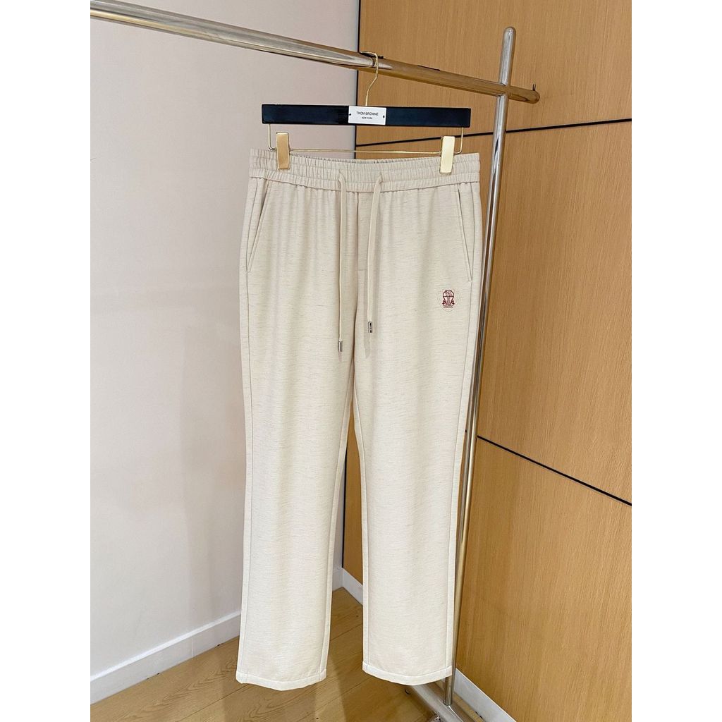 U5K2 Italy BC Men's Old Money Style Autumn Winter New Embroidered Simple Straight Fashion Versatile 