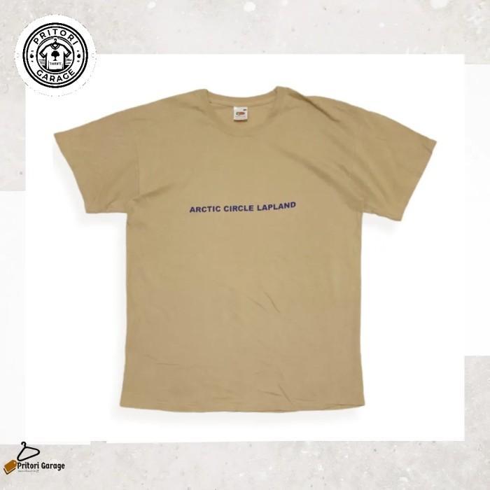 เสื้อยืด Fruit Of The Loom Arctic Circle Lapland Earth Brown M