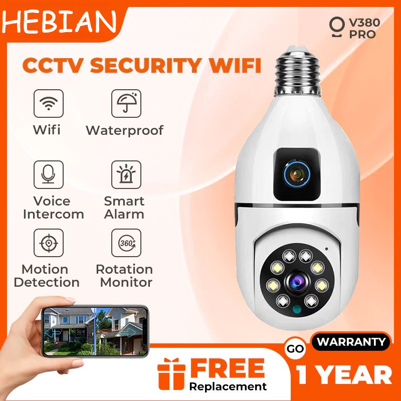 V380 Pro/yilot กล้องวงจรปิด Wifi Dual เลนส์กล้อง 1080P PTZ กล้องเฝ้าระวังความปลอดภัยกลางแจ้ง AI ติดต