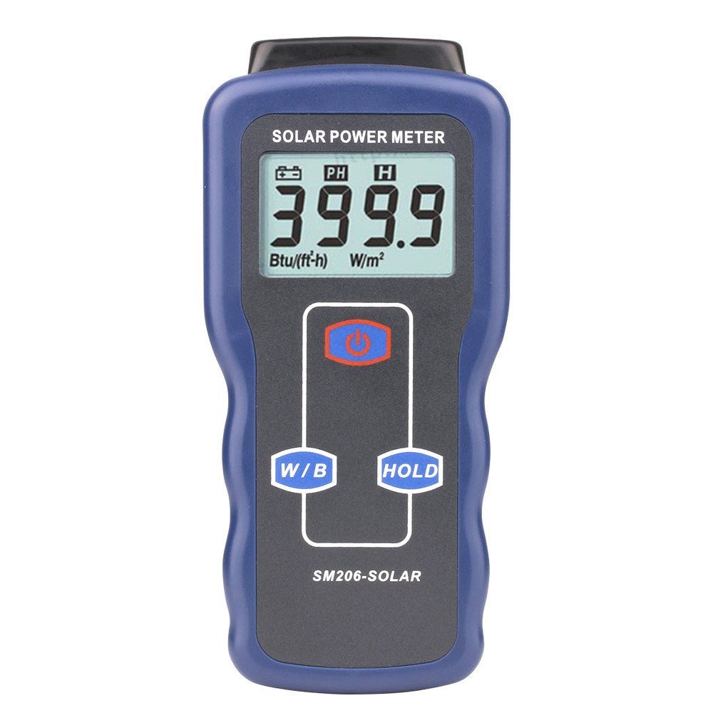 SM206Power Meter Power Gauge เครื่องมือวัดพลังงานแสงอาทิตย์รังสีพลังงานแสงอาทิตย์ FDUK