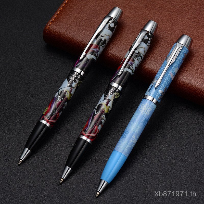 พิมพ์เต็มเทศกาลเสาโลหะปากกาลูกลื่นเจล 360 องศา LOGO3D โฆษณา HD คุณภาพสูง Ice Snow Theme PHYJ