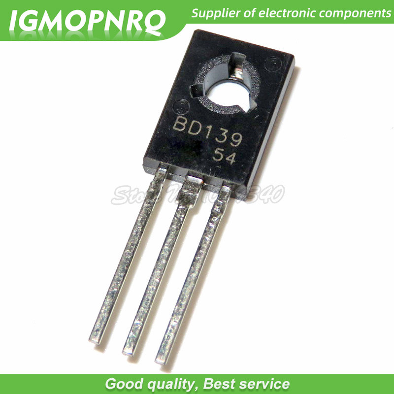 50pcs BD139 D139 TO-126 NPN 1.5A 80V  NPN Epitaxial  Triode Transistor new original