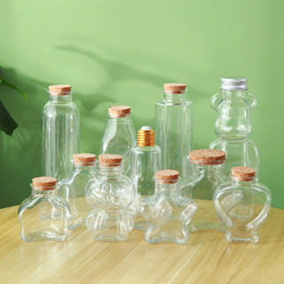 🌟พร้อมส่ง ราคาถูก ขายส่ง🌟 ได้ 1 ชิ้น เฉพาะขวด ขวดแก้ว พกพาง่…
