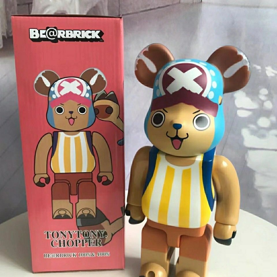 Bearbrick 400% Pirate Chopper Building Block Bear สองปี Later รูปหมีรุนแรงอินเทรนด์ตุ๊กตาเครื่องประดับ/ลูกปัด 2511.14 ราคา ถูกที่สุด ดีลบีเคเค แกลเลอรีภาพที่ 3