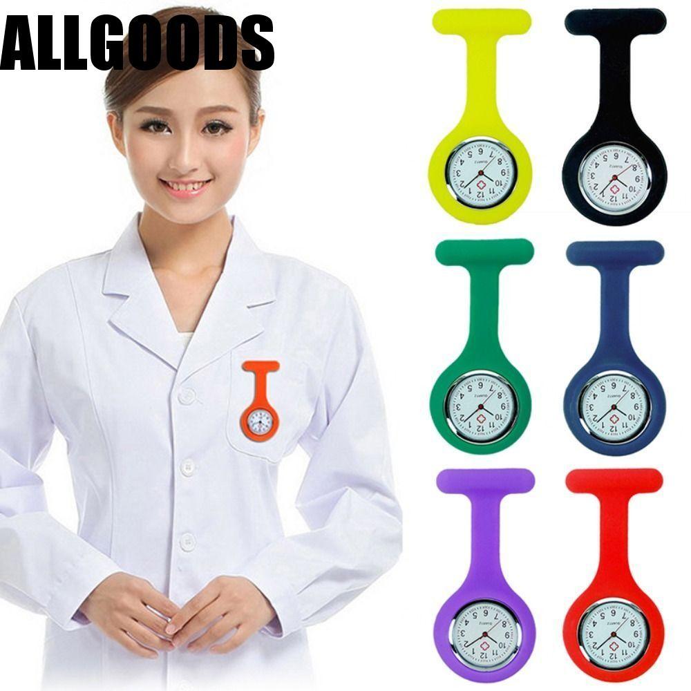 ALLGOODS Health Pocket Watch, Pocket Watch ซิลิโคนพยาบาลซิลิโคน FOB Pocket Watches, Clock Gift Class