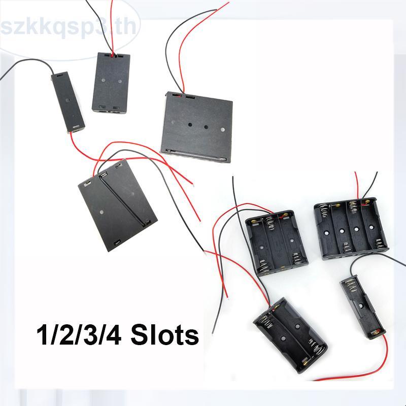 1 2 3 4 ช่องพอร์ต AA 2AA 3AA 4AA ขนาดแบตเตอรี่กล่องเก็บกล่องผู้ถือตะกั่ว THK3