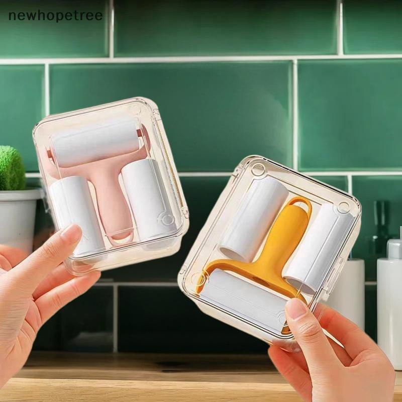 [newhopetree] Mini Reusable กาวเสื้อผ้าผ้าฝ้ายกํามะหยี่เฟอร์นิเจอร์กําจัดขนสําหรับแมว/สุนัขทําความสะอาดกาว Roller Pet Hair Remover สต็อกใหม่