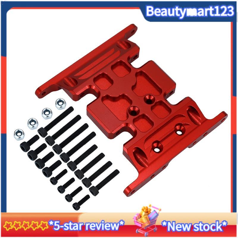 BM Metal Chassis Center Skid Plate พร้อมสกรูสําหรับ Axial SCX10 1/10 RC Track รถอะไหล่อัพเกรด A