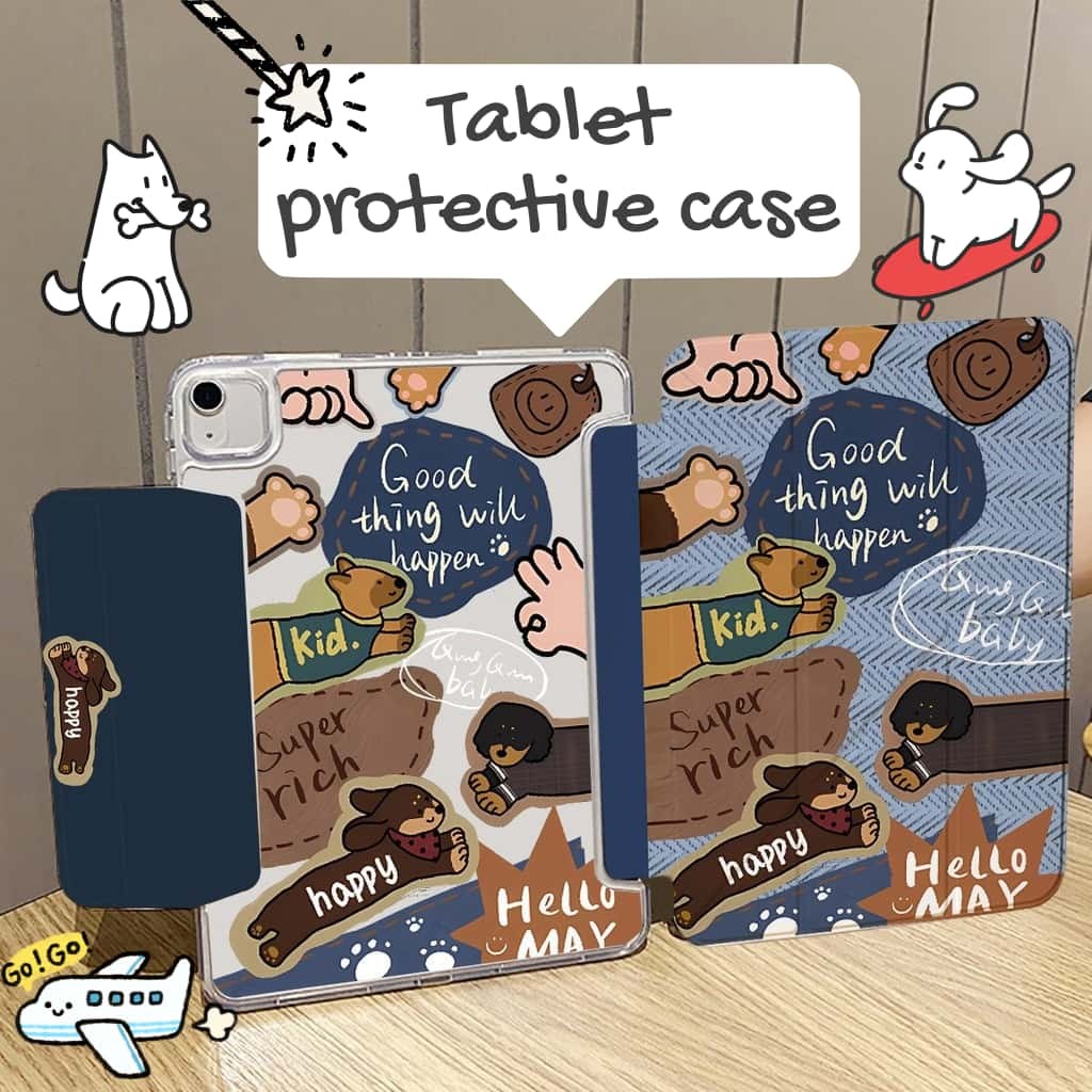 iPad แบบพับได้รูปตัว Y แม่เหล็กสำหรับ Gen11 A16 Air7 Air4/5 ​​10.9 Air6 Pro11 Gen10Gen7/8/9 10.2caseเคสไอแพดสวยๆ