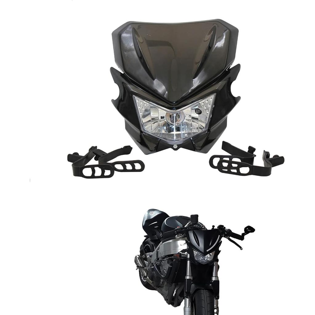 ชุดไฟหน้ารถจักรยานยนต์ - ไฟหน้าจักรยาน Dirt สําหรับ Kawasaki KLX110 KX125 KX450F KX250F KDX200 Unive