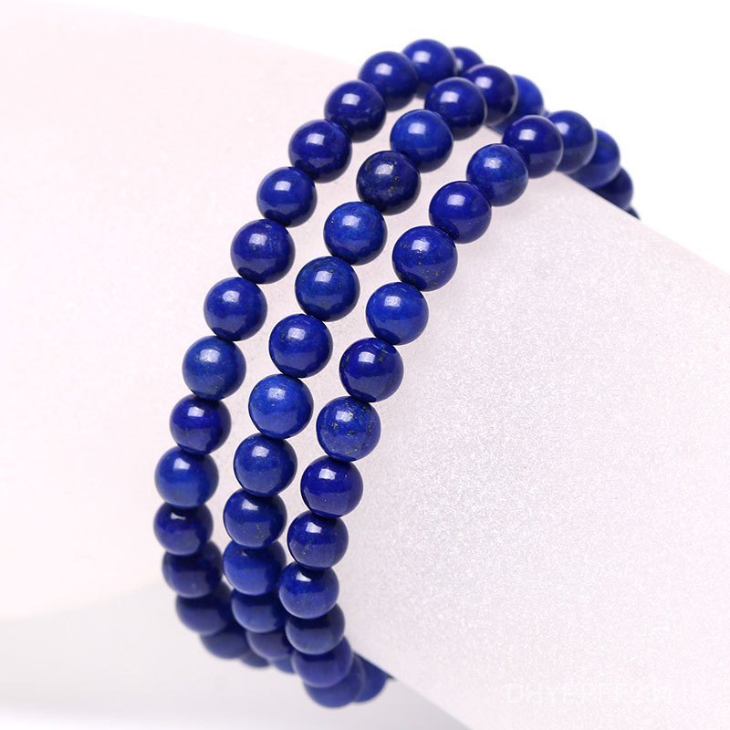 สร้อยข้อมือธรรมชาติสีเขียว Lapiz Lazuli จากแบรนด์ Mingyuan พร้อมจำหน่ายโดยตรงจากโรงงาน