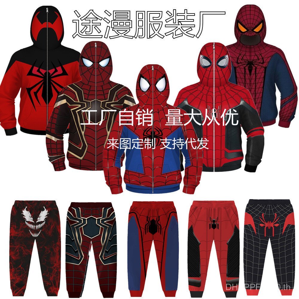 Spider-Man Hoodie แบบพิมพ์ลาย 3D Gwen สำหรับใส่ในวันสบายๆ