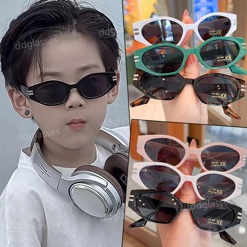 แว่นกันแดดสไตล์เกาหลีสำหรับเด็กอายุ 3-12 ปี ออกแบบมาให้น่ารัก และมีฟิลเตอร์ป้องกันรังสี UV