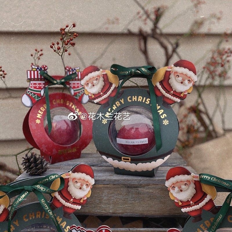 圣节安夜平安装果礼盒 圣节水果圣节装饰盒 Christmas Eve Christmas Fruit Box Fruit St.20251115