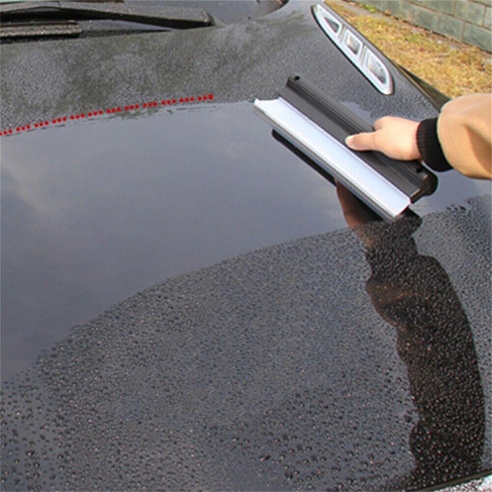 Non Scratch Soft Silicone Scraper Car Wash Scraper Wiper ทําความสะอาดรถ One-word Water Scraper O5q1 