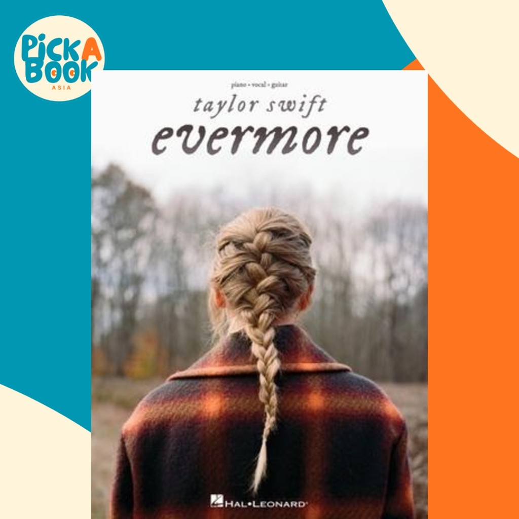 Taylor Swift- Evermore by Taylor Swift (ฉบับสหรัฐอเมริกาปกอ่อน)