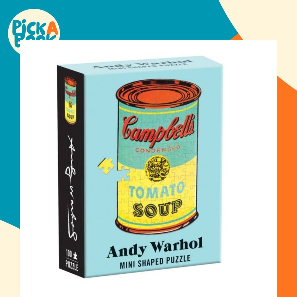 - Andy Warhol Mini Shaped Puzzle Campbells Soup โดย Galison (ฉบับสหราชอาณาจักรปกอ่อน)
