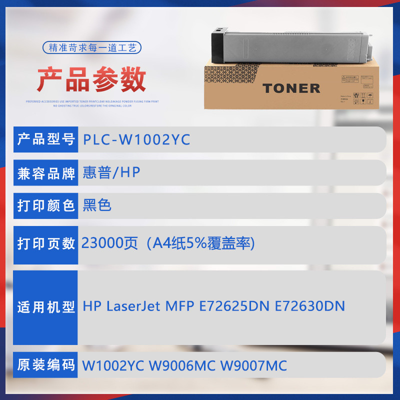 เหมาะสําหรับ W1002YC HP M72625dn ตลับหมึก mfp M72630 ตลับหมึกเครื่องถ่ายเอกสาร W9006MC ภาพกลอง