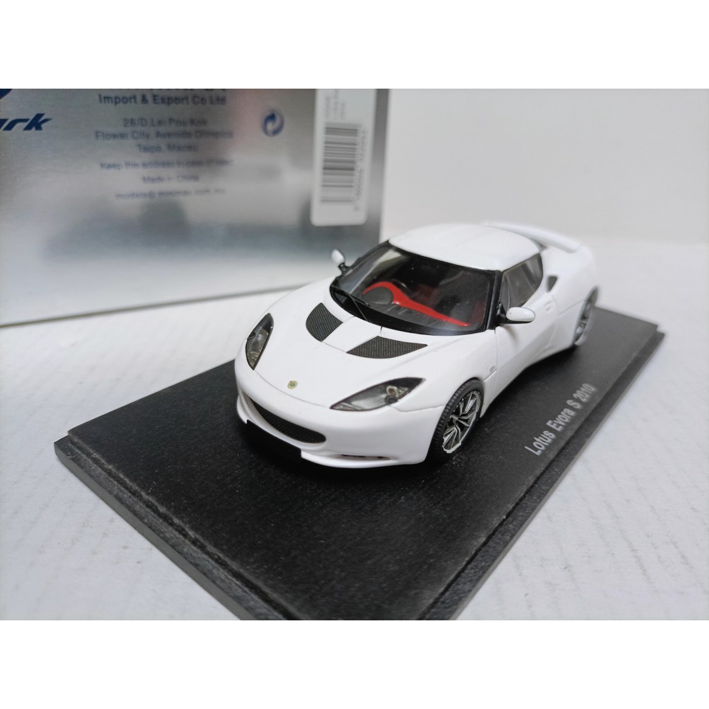 Spark 1 43 Lotus Lotus รถสปอร์ตสองประตูรุ่น Lotus Evora S 2010 สีขาว