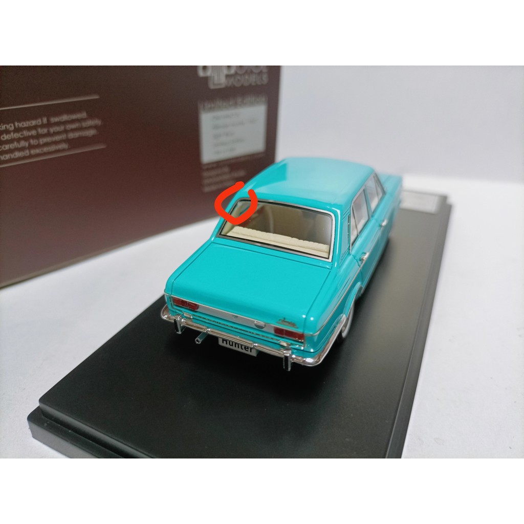 Totol Models 1 43 Hillman Hunter 1967 蓝色 后 价