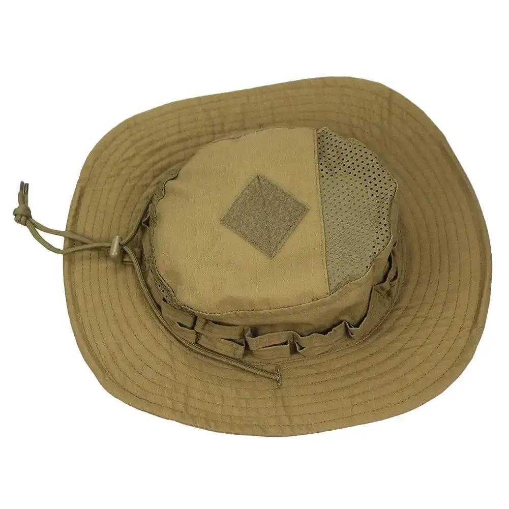 Tactical Camouflage Boonie Cap Wide Brim Hat Men Outdoor รูปที่ 8