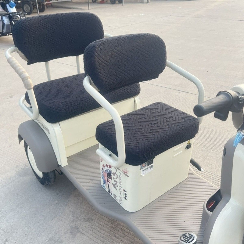 spot เบาะรองนั่ง Ebike 3 ล้ออเนกประสงค์ 4 ชิ้น | เหมาะกับรถสามล้อไฟฟ้า NWOW | แผ่นรองพนักพิง ใส่สบาย