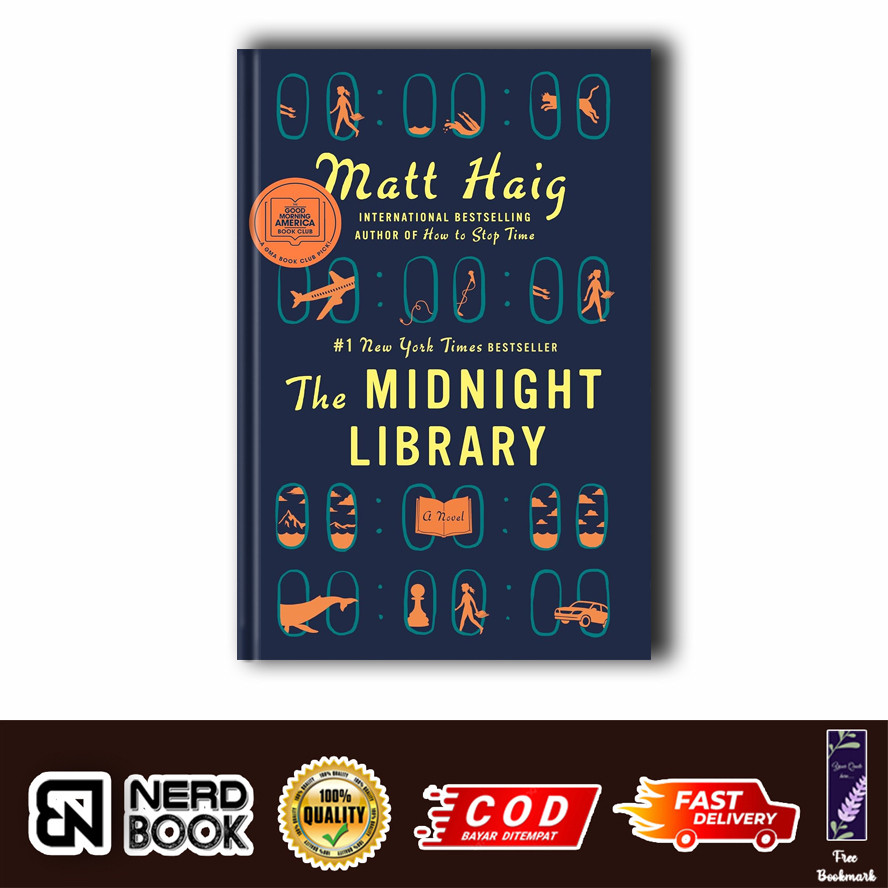 The Midnight Library โดย Matt Haig (ภาษาอังกฤษ)