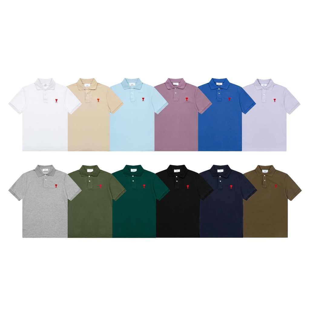 เสื้อโปโลแขนสั้น Unisex พิมพ์ลาย สไตล์สตรีทเทรนด์ สำหรับทุกโอกาส