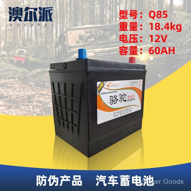 Q85 Camel EFB Start-stop Car Battery Camel Battery 12V60AH แบตเตอรี่รถยนต์