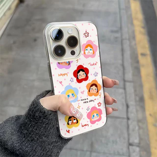 เคสไอโฟน 15 สำหรับ iPhone 11 17 13 14 12 Pro Max 16 15 14 Plus 15 13 16 12 Pro หวานแหววขี้แยเชอร์รี่โบว์ผูกปกใหม่