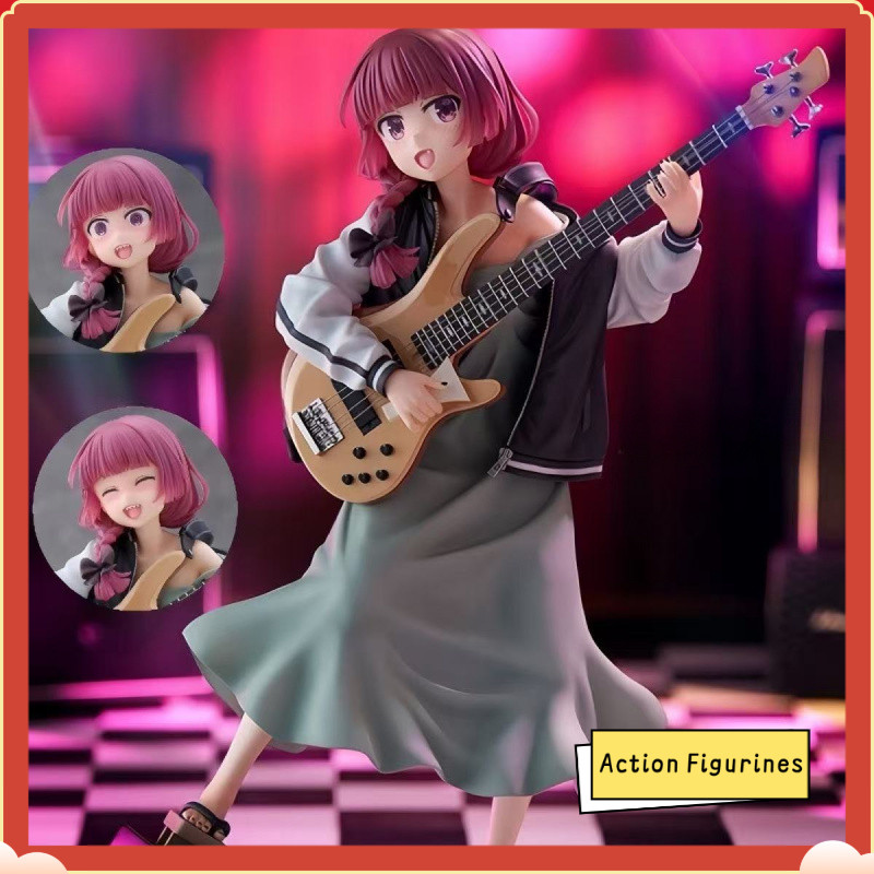 [สินค้าใหม่ขายดี] Kikuri Hiroi Lonely Rock [รุ่น Overseas] นําเข้าคุณภาพ GK รุ่น Figurines อินเทรนด์เล่นรูปปั้นอะนิเมะอุปกรณ์ต่อพ่วงตกแต่งของขวัญ Figurines