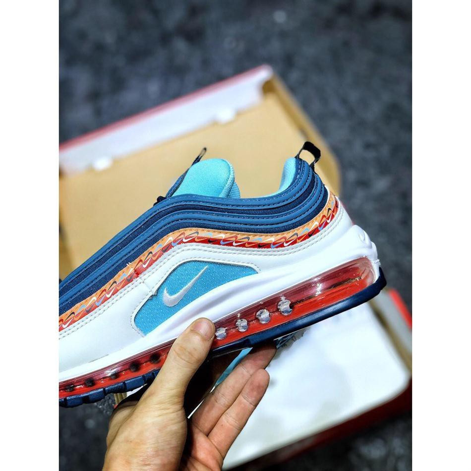 (ใหม่มาถึง) Nike Air Max 97 Og 3M รองเท้าวิ่งสะท้อนแสงผู้ชายผู้หญิงกีฬารองเท้า NA56